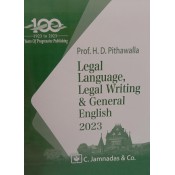 Jhabvala Law Series's Legal Language, Legal Writing and General English for BA. LL.B & LL.B by Prof. H. D. Pithawalla | C. Jamnadas & Co. [Edn. 2023]